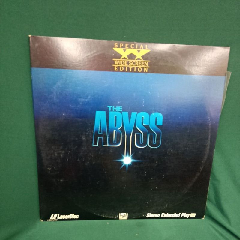2LD แผ่นเลเซอร์ดิสก์หนังเรื่อง the Abyss แผ่น usa มี2แผ่น