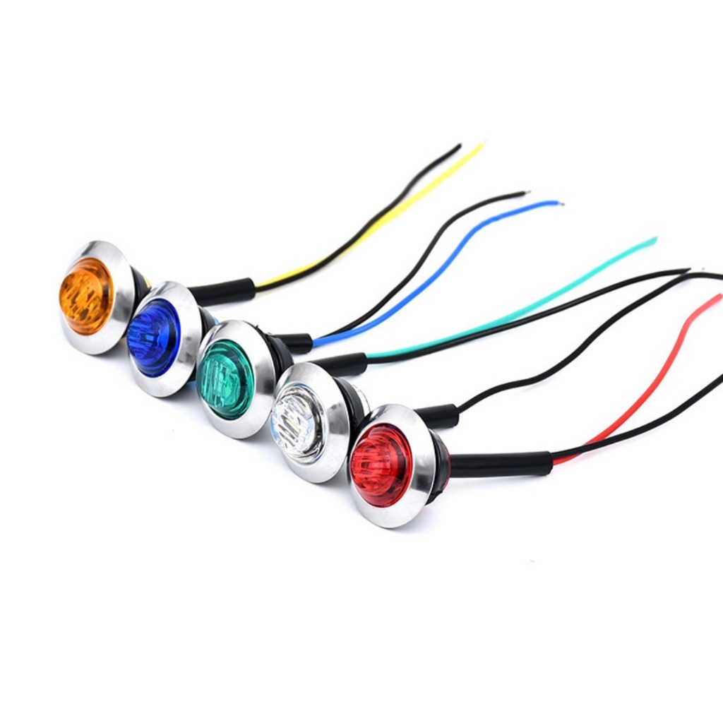 ไฟตาเหยี่ยว ไฟติดข้างรถ ไฟหน้ารถ LED3 ดวง มีระบบไฟ 12V/24V