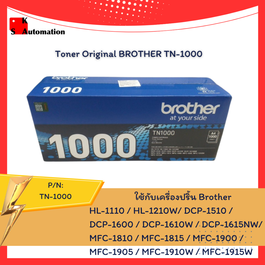 TN-1000 Toner Original BROTHER