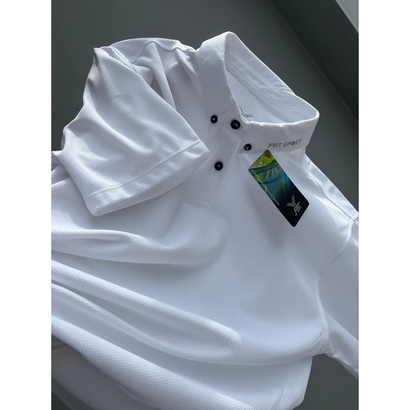 ของแท้FBT Basic PoloB2C414 เสื้อโปโลเปล่า โปโลสีพื้นใส่สบาย ใส่ทำงาน เสื้อโปโลแขน สั้น