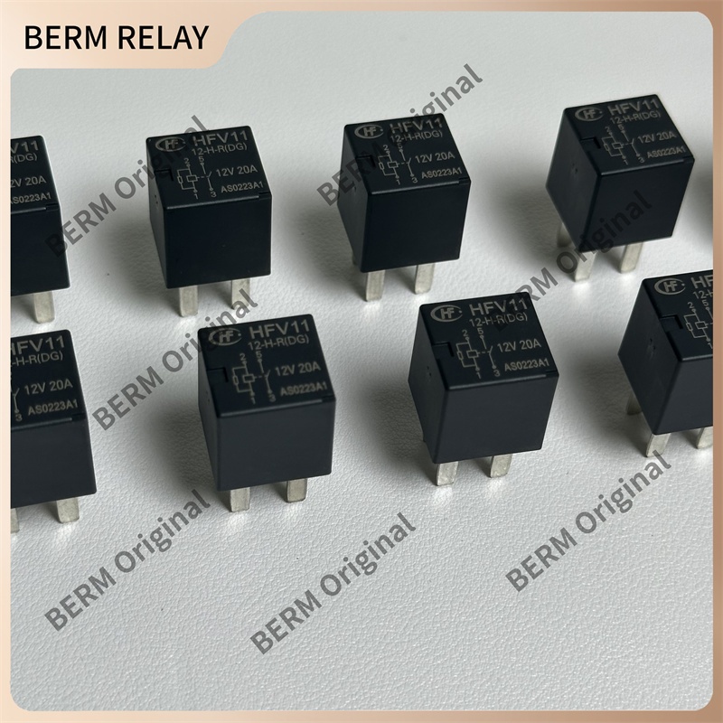 BERM HFV11 12-H-R（DG）HF relay 4 ขา 12V 20A รีเลย์ สินค้าของแท้
