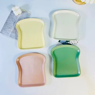 bread plate จานขนมปัง จานคาเฟ่ 6นิ้ว มีให้เลือกหลายสี