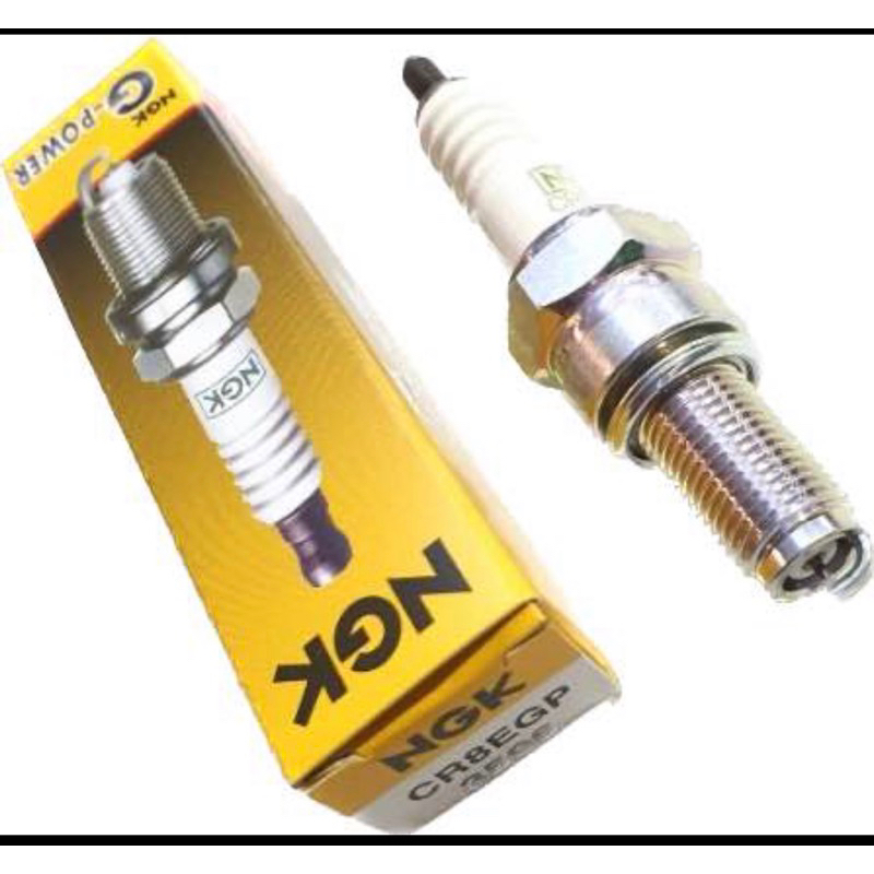 NGK แท้ 100% หัวเทียนเข็ม G POWER มอเตอร์ไซค์ HONDA,KAWASAKI,SUZUKI,YAMAHA รหัส : CR8EGP