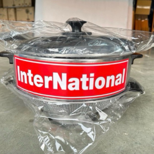 กระทะไฟฟ้า International. ขนาด10นิ้ว ปรับได้ ร้อนเร็ว สินค้ามีรับประกัน