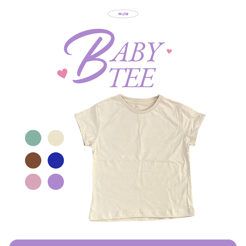 Baby Tee เสื้อยืดสไตล์ Y2K มี 6 สี