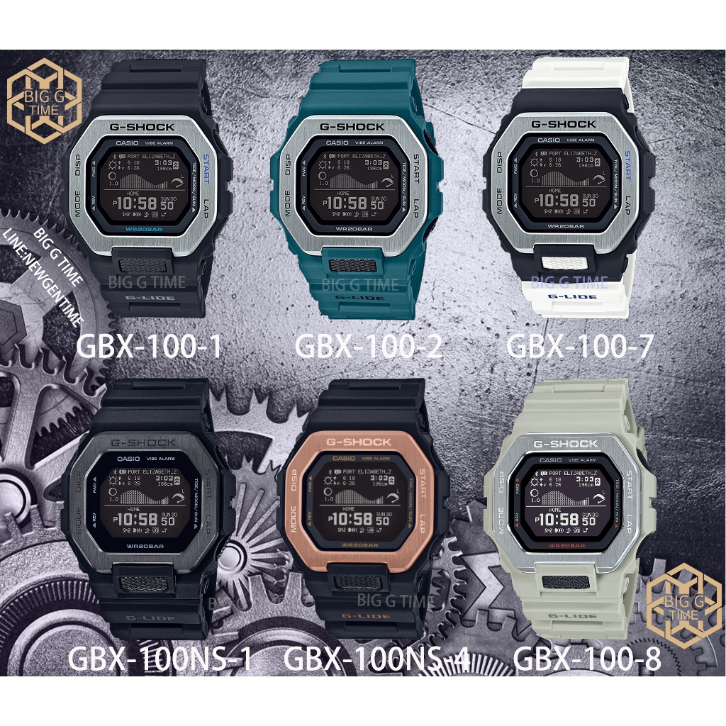 นาฬิกา Casio G-SHOCK GBX-100 Sereis ของแท้ รุ่น GBX-100/GBX-100NS/GBX-100KI  รับประกัน 1 ปี