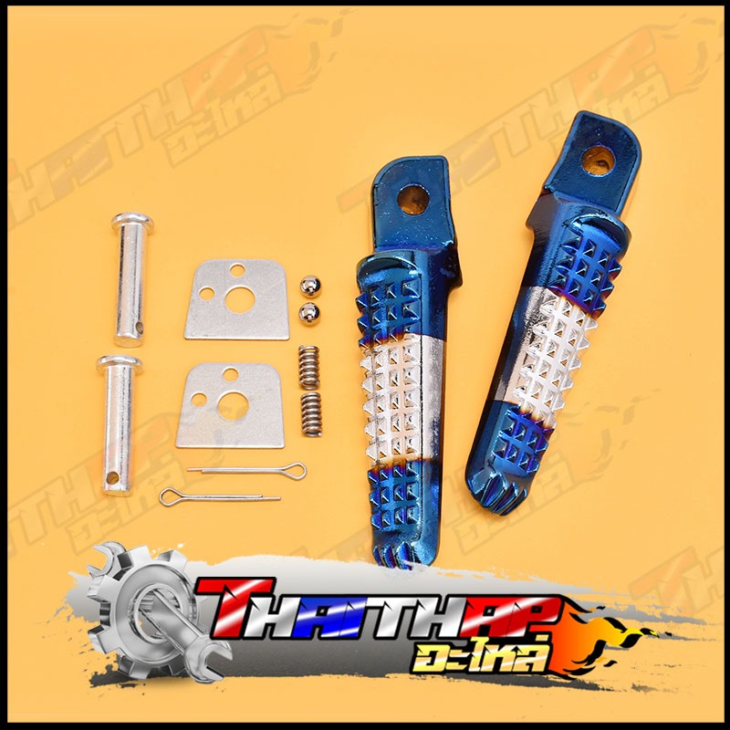 พักเท้าหลังมิเนียม พักเท้าทองไทเท แต่งสี wave click sonic dash แข็งแรง ทนมาก พักเท้าหลัง110i - รูปที่ 2