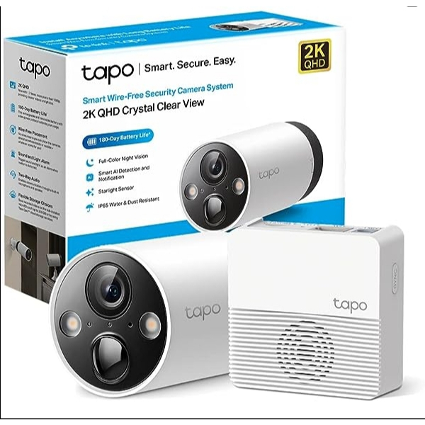 TP-LINK TAPO C420S1,C420S2 , C420 SMART WIRE-FREE SECURITY  1-CAMERA SYSTEM สินค้ารับประกันศูนย์ 1ปี