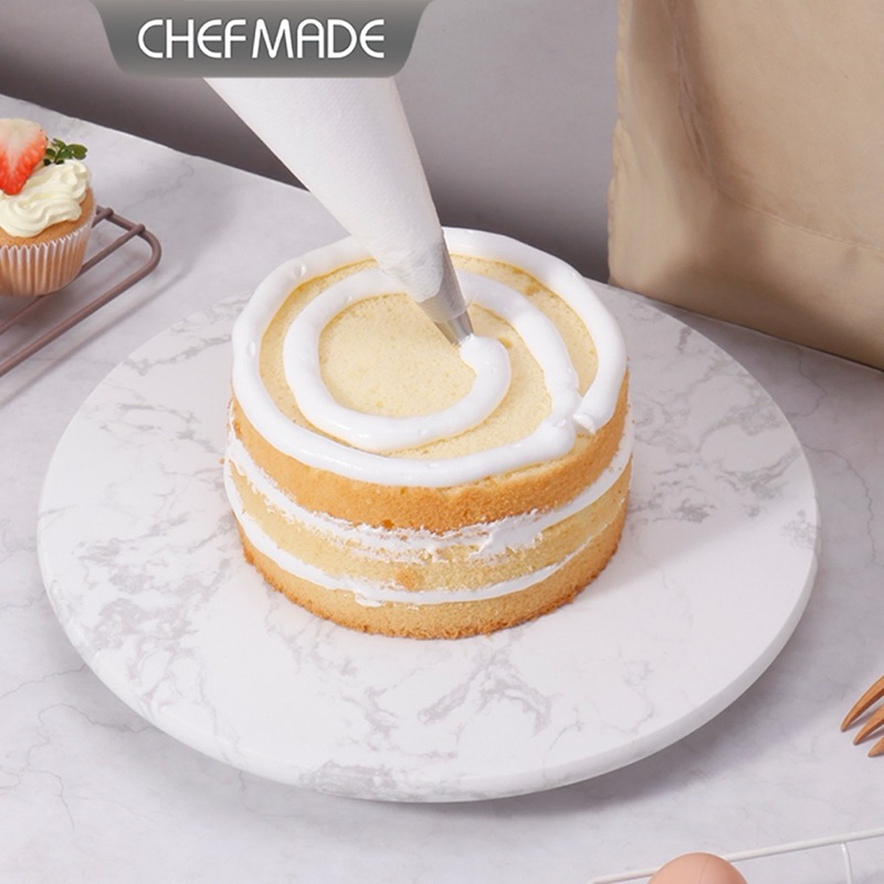 แป้นหมุนแต่งหน้าเค้ก โชว์เค้ก หินอ่อน Chefmade marble revolving cakestand / cake decorating turnable wk9988 / wk9250