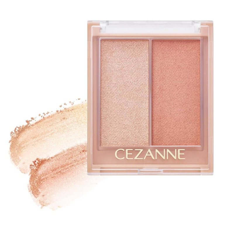 [ซื้อในไลฟ์ลด 50% ]Cezanne Face Glow Colorไฮไลท์เนื้อเจล3in1 ไฮไลท์ บลัชออนและอายแชโดว์ ผิวฉ่ำโกลว์