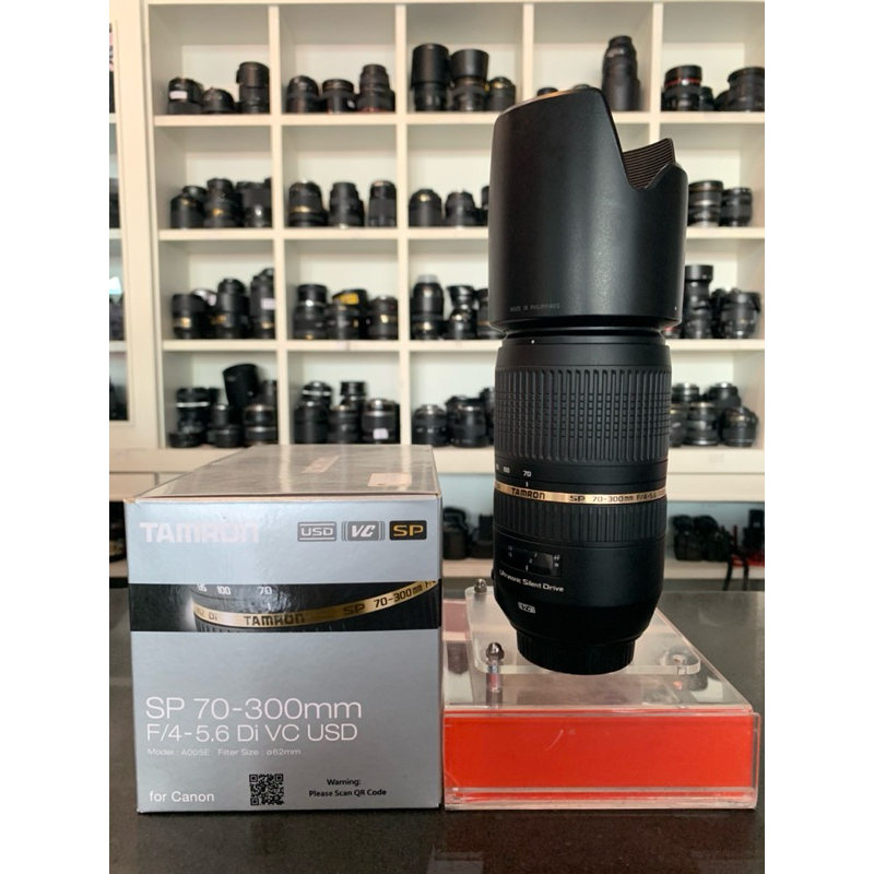 TAMRON  70-300mm f4-5.6 Di VC USD  For-Canon   ครบกล่อง  : ราคา 5600บาท