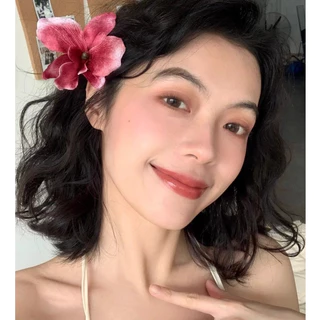 ในไทย💖กิ๊ฟติดผมกล้วยไม้ดอกไม้สีชมพูสไตล์เกาหลีInsแฟชั่นสําหรับผู้หญิงวันหยุดพักผ่อนเครื่องประดับผมแฟชั่น