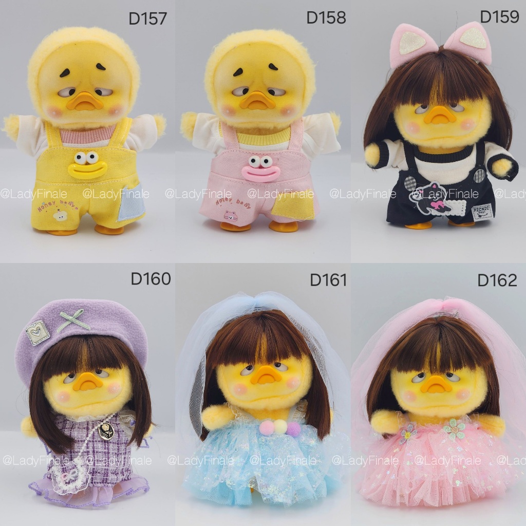 พร้อมส่งจาก ชุดตุ๊กตาเป็ด upsetduck ชุดคอสเพลย์ตุ๊กตา 20 cm และพร๊อพตุ๊กตาเป็ด ชุดเป็ดหน้าบูด