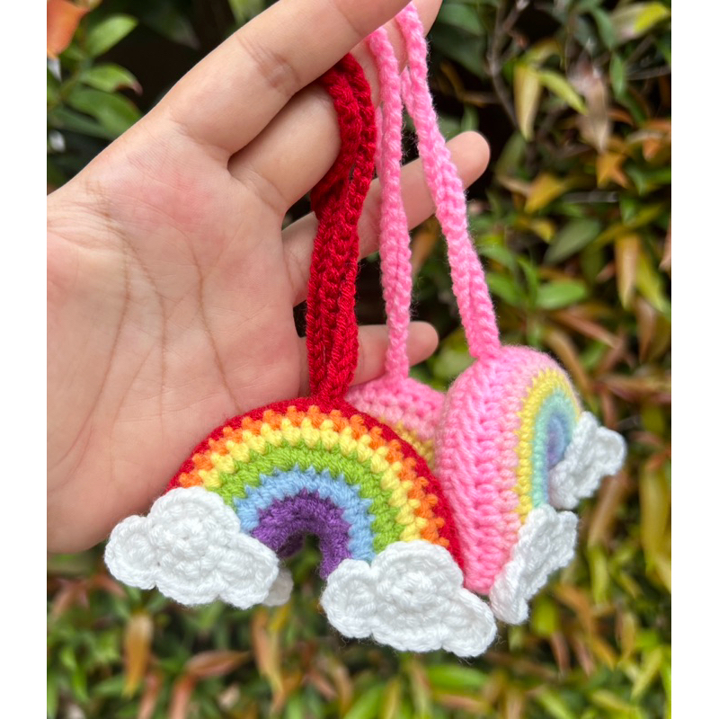 สายรุ้งถัก ที่ห้อยกระเป๋าสายรุ้งค่าา🌈
