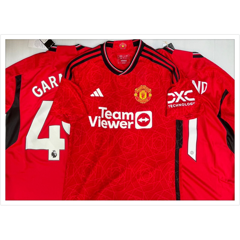 เสื้อทีมฟุตบอล Manchester United 23/24 Adidas HOME แฟนบอล และเพลย์เยอร์ (ลิขสิทธิ์แท้ ป้ายไทย)