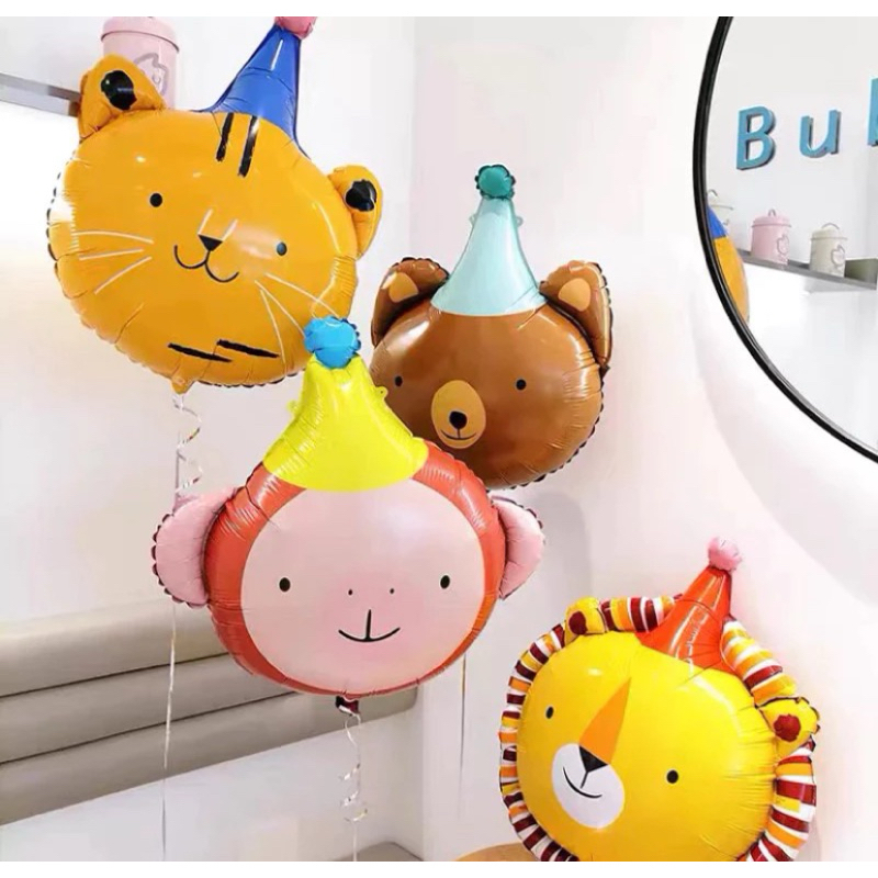 [พร้อมส่ง] มาใหม่ ลูกโป่งฟอยล์สัตว์ ลูกโป่งฟอยล์น่ารัก ตกแต่งปาร์ตี้วันเกิด เด็กๆ ชอบมาก