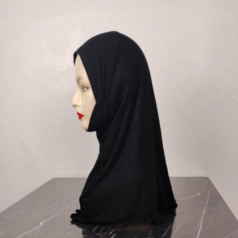 inner ลูกในอินเนอร์ปิดคอ ดือบุห รุ่นกระสือมีคาง mini hijab ผ้าคลุมฮิญาบชั้นใน ออกกำลังกาย ผ้ายืดเรย่อน ใส่สบาย