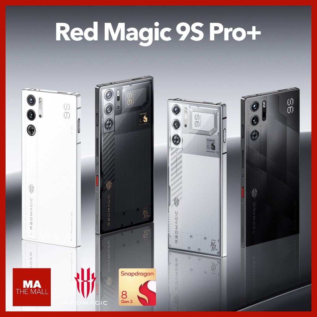 😈 Nubia Red Magic 9S Pro+, 9 Pro+ RedMagic Snapdragon 8 Gen 3 TOP Gaming 5G Phone