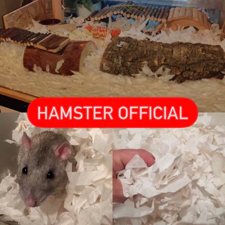 มีส่งด่วน🍄รองกรงอ่อนโยนพิเศษ ไม่พันขน HamsterOfficial Virgin Pulp ไร้ฝุ่น รองกรงทิชชู แฮมเตอร์ ดอเมาส pet