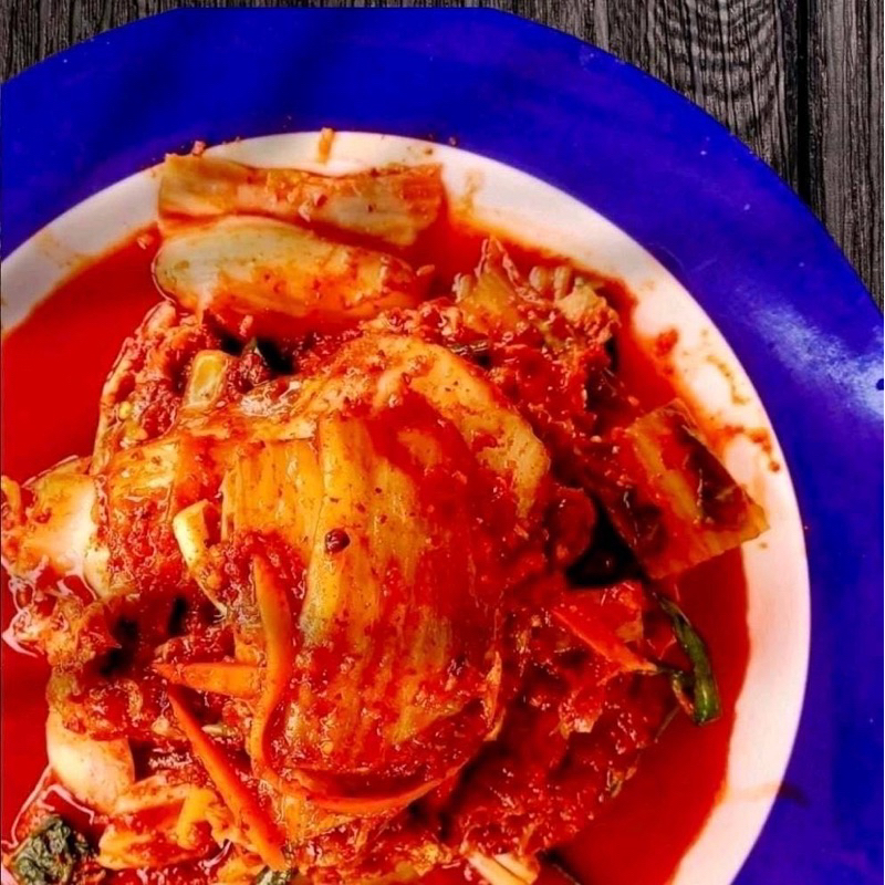 กิมจิผักรวมรสดั้งเดิมต้นตำหรับสูตรแรกคุณปู่คุณย่าเกาหลีเข้มข้นกลมกล่อมพอดีๆเผ็ดพอดีๆ(ตระกล้าขายดี)