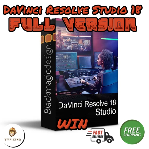 daVinci Resolve Studio 18 ตัวเต็ม ถาวรใช้ได้ตลอดชีพ