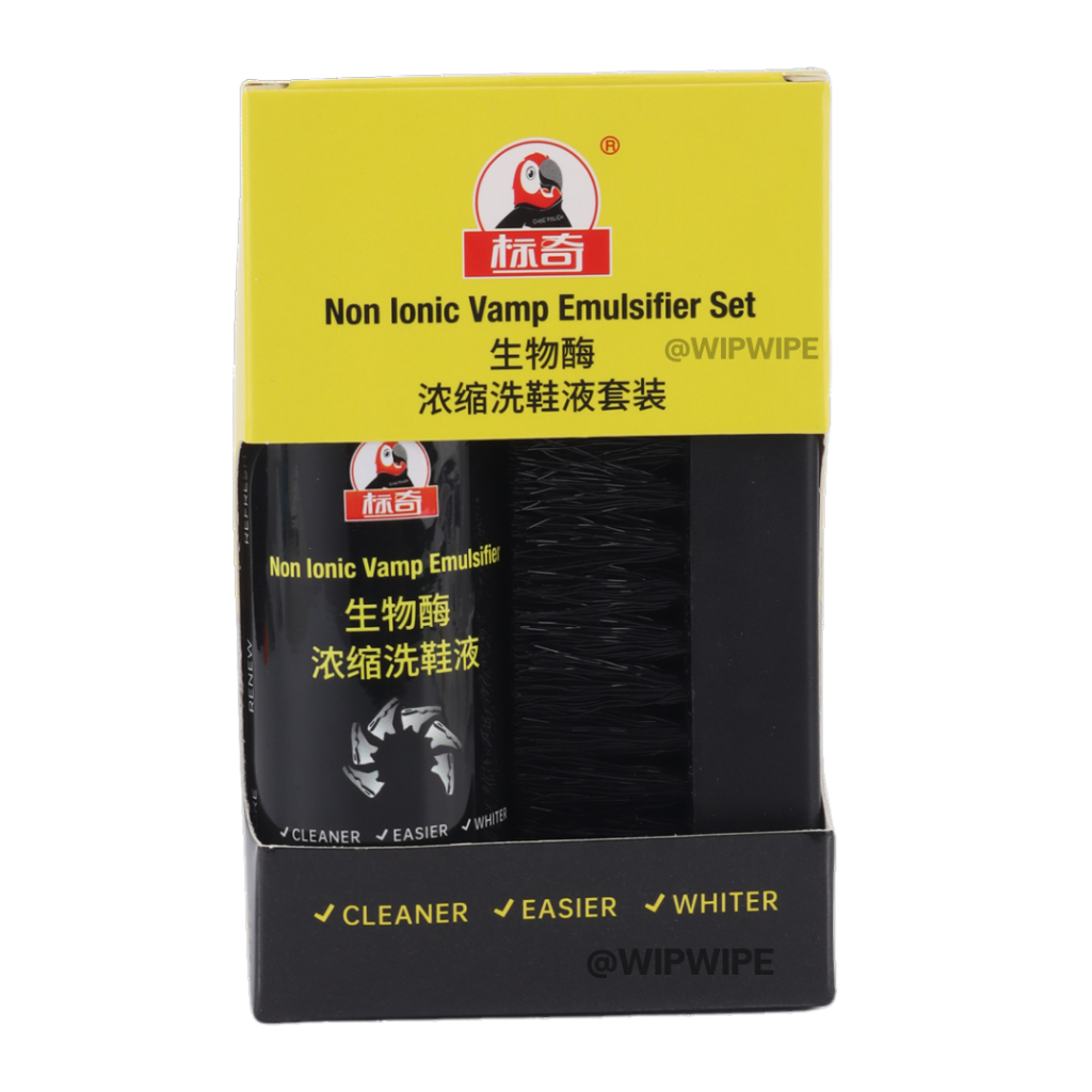 น้ำยาทำความสะอาดรองเท้าสูตรเข้มข้น Quick wipes ตรานกแก้ว - รูปที่ 2