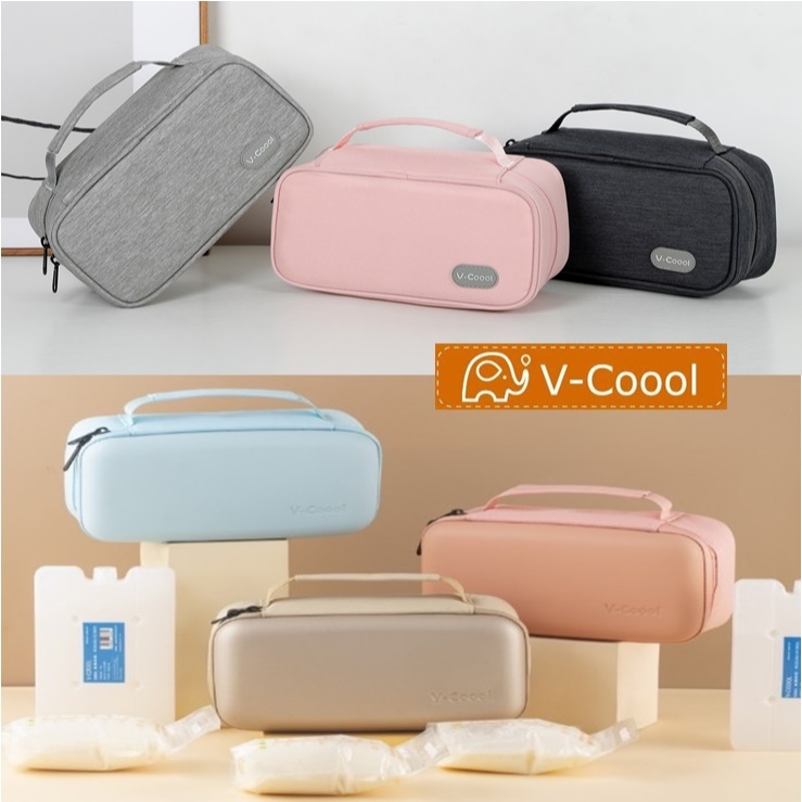 กระเป๋าเก็บความเย็น v-coool รุ่น mini cooler bag เก็บอุณหภูมิ เก็บนมแม่ ใส่ขวดนม