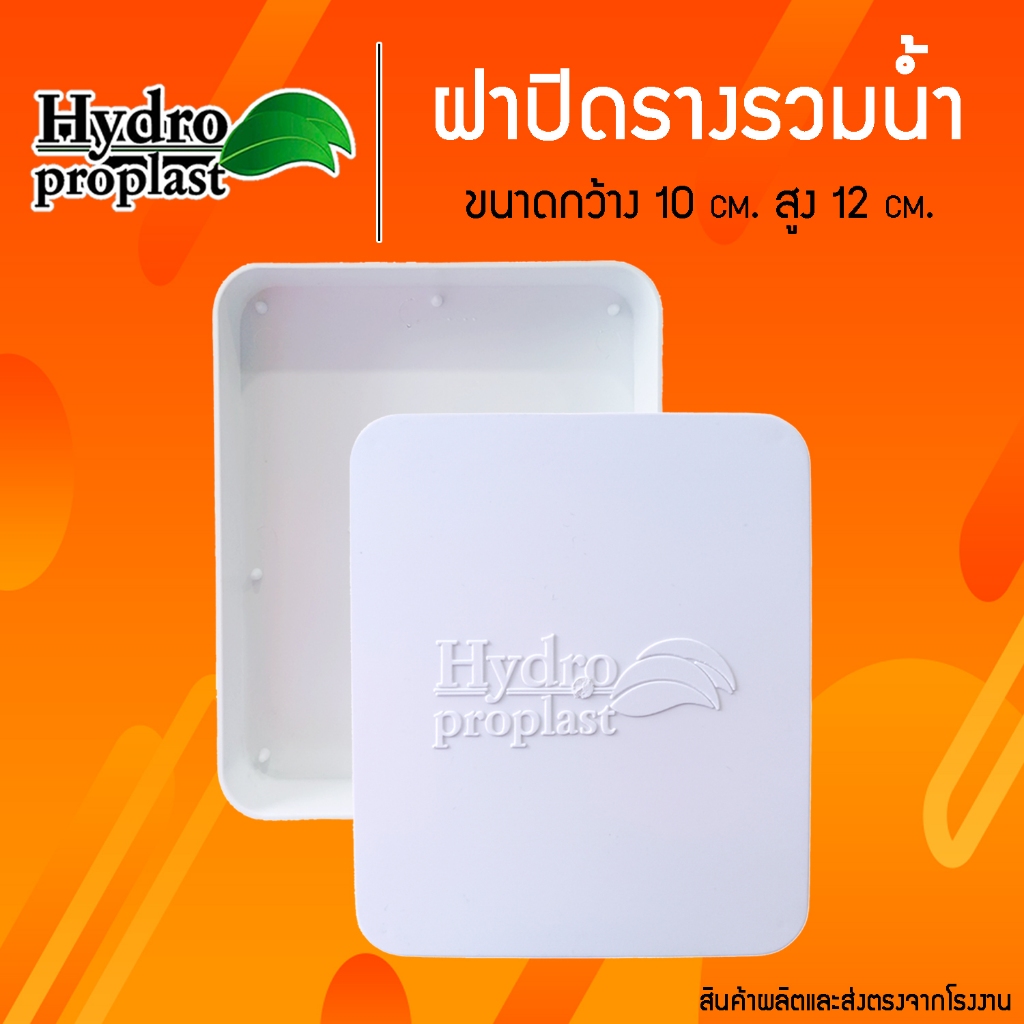 ฝาปิดรางรวมน้ำปลูกผักไฮโดรโปนิกส์ สีขาว รุ่น TSD