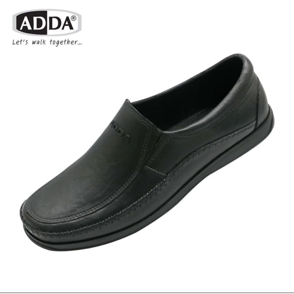 รองเท้าคัชชูส์ยางชาย ADDA แท้100%รุ่น 17601 พื้นยางนิ่ม สวมใส่สบายเท้า ไซร้7-11