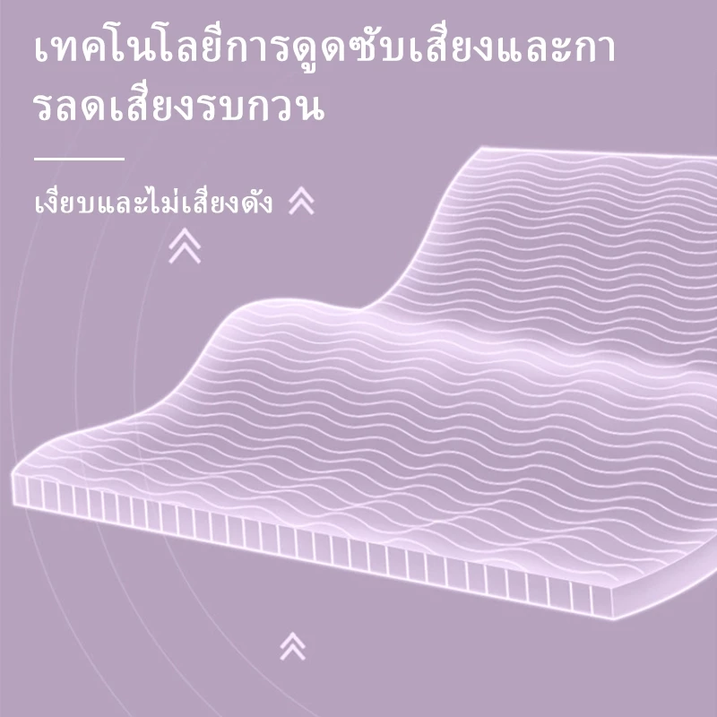 เสื่อโยคะ NBR 10/15/20mm หนาพิเศษ นุ่มสบาย พกพาสะดวก thumbnail 9