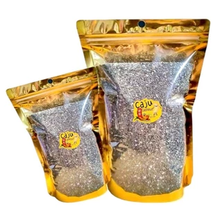 เมล็ดเจีย CHIA SEEDS อบพร้อมทาน ไม่ปรุงแต่ง อร่อย มีประโยชน์ ธัญพืชเพื่อสุขภาพ