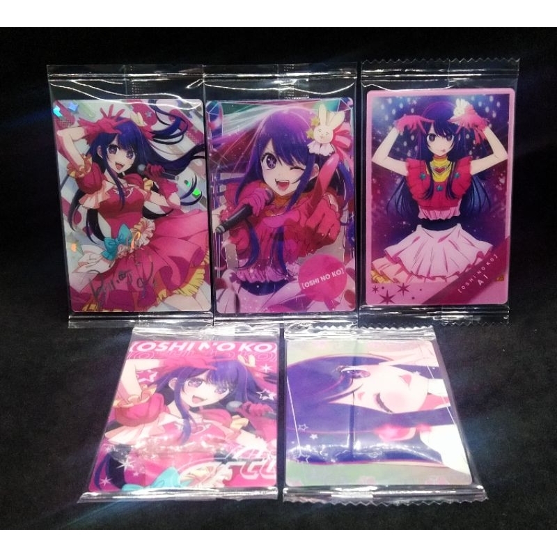 🌋ถูกลิขสิทธิ์🌋ของสะสม การ์ด ไอ โฮชิโนะ เกิดใหม่เป็นลูกโอชิ (Oshi no Ko)