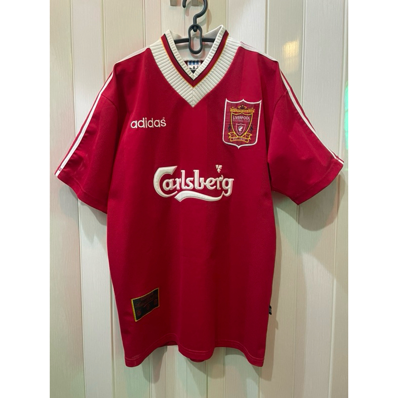 เสื้อลิเวอร์พูลแท้,Liverpool Home 1995/96 Original เสื้ออายุ29ปี สภาพ9.5/10 ไซส์M