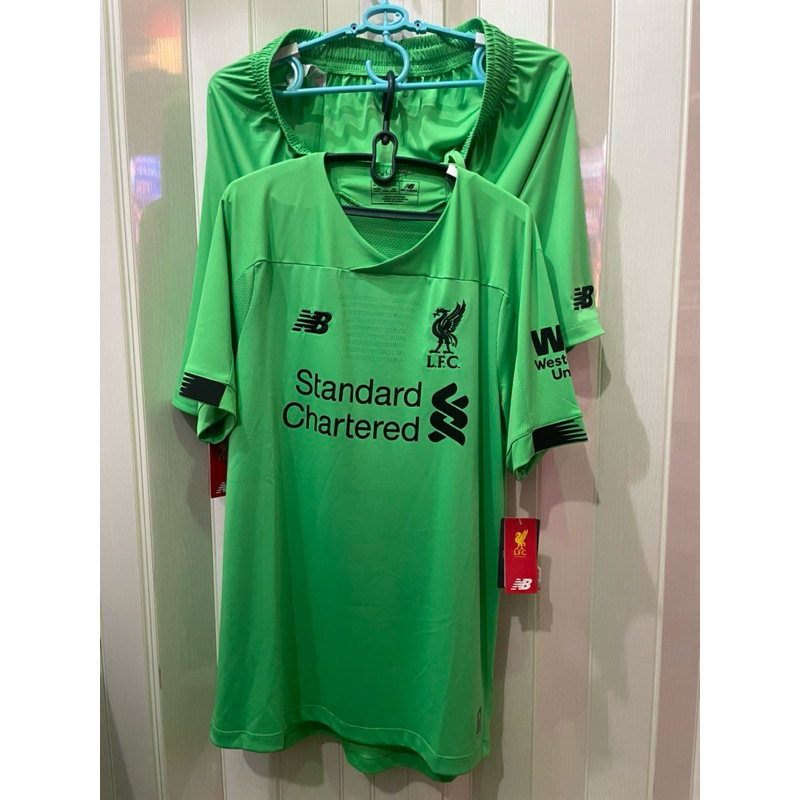 เสื้อลิเวอร์พูลแท้,Liverpool Away 2019/20 เสื้อประตูพร้อมกางเกง แชมป์พรีเมียร์ลีก ใหม่ป้ายห้อย ไซส์M