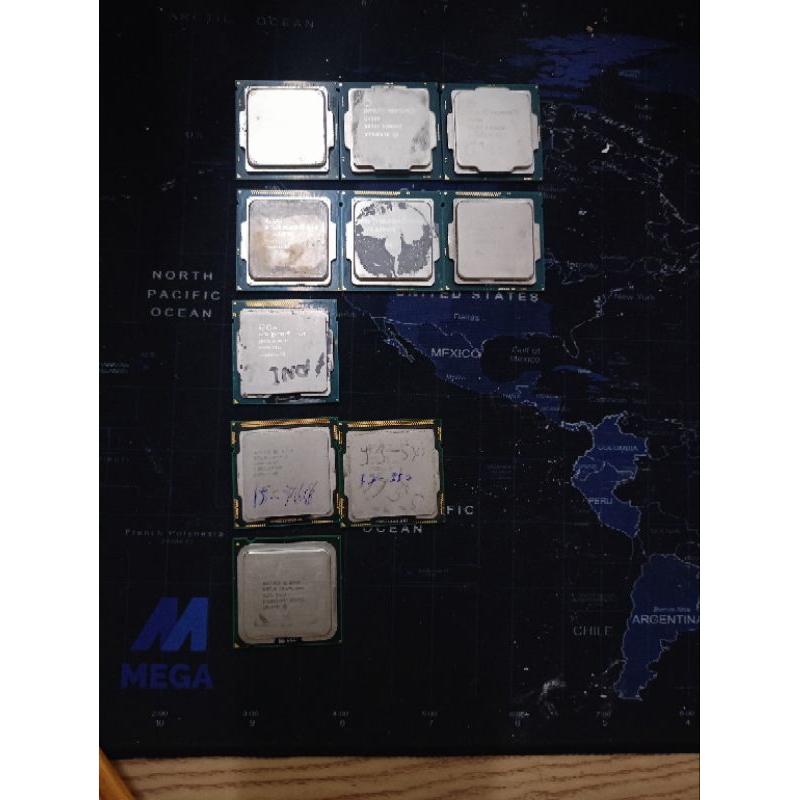 CPU intel core2quad, i3 i5 gen1, i3 gen3, celeron i3 gen4 ,celeron pentium i3 gen6 มือสอง