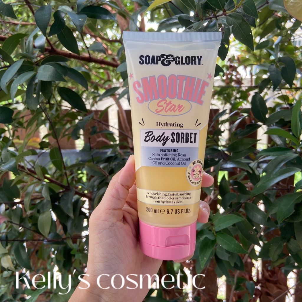 <<Kelly's Shop>> !!ลดล้างสต๊อก!! (Exp.03/2026) Soap & Glory Smoothie Star Hydrating Body Sorbet 200 