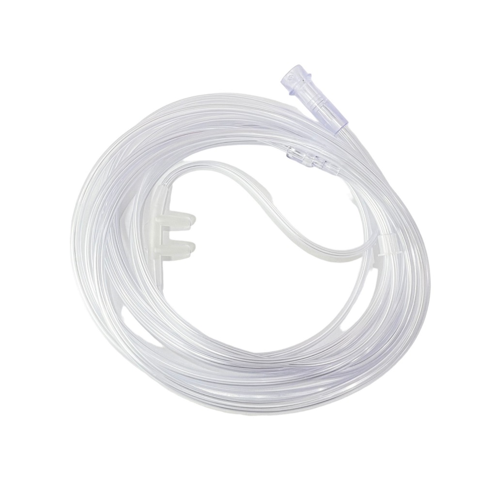 สายออกซิเจน ใส่จมูก ยาว 2 เมตร ยี่ห้อ TTMED สายนิ่ม ไม่เจ็บจมูก Oxygen Nasal Cannula สายให้ออกซิเจน ทางจมูก สายแคนนูล่า