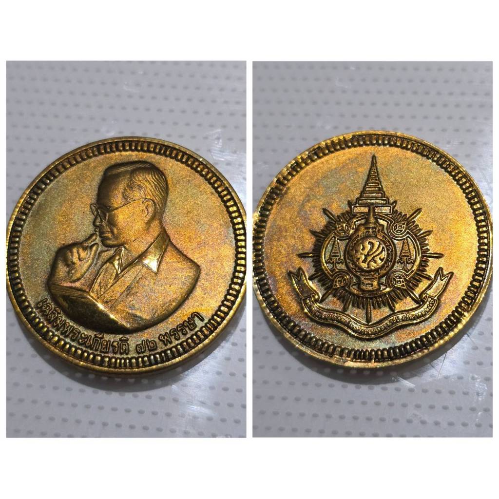 เหรียญในหลวง รัชกาลที่ 9 ที่ระลึกเฉลิมพระเกียรติ 72 พรรษา ปี 2542 เป็นเหรียญที่จัดสร้างขึ้นเพื่อเฉลิ