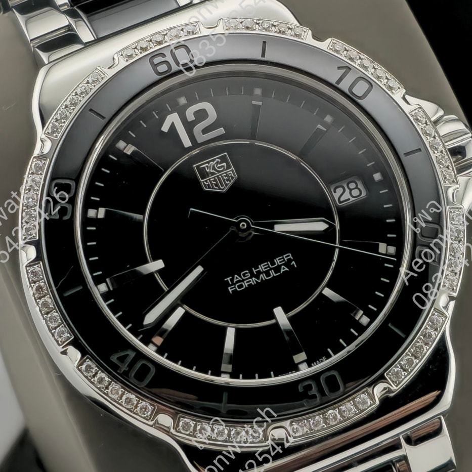 TAG Heuer Formula 1 ceramic diamonds ref.wah1212