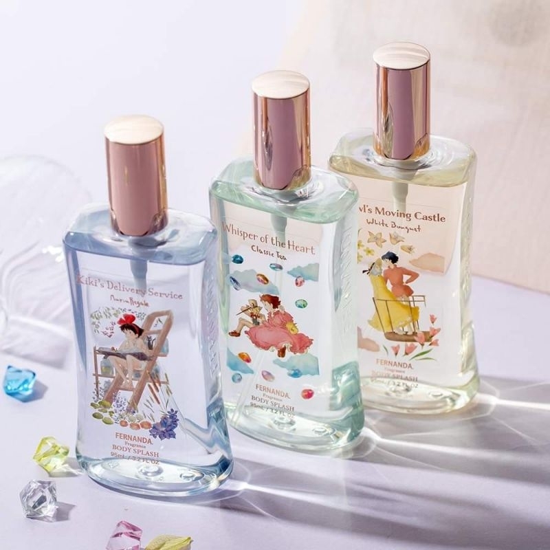 ของแท้ พร้อมส่ง Studio Ghibli x Fernanda : น้ำหอม จากสตูดิโอจิบลิ มี 3 กลิ่นให้เลือก