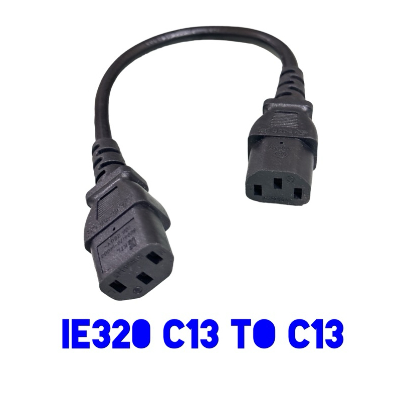 ปลั๊ก C14 IEC 13ตัวเมียกับสายไฟแยกชนิด สำหรับIEC13ตัวเมีย C13เป็น3 C13 X 250V/10A คุณภาพสูง IEC 320