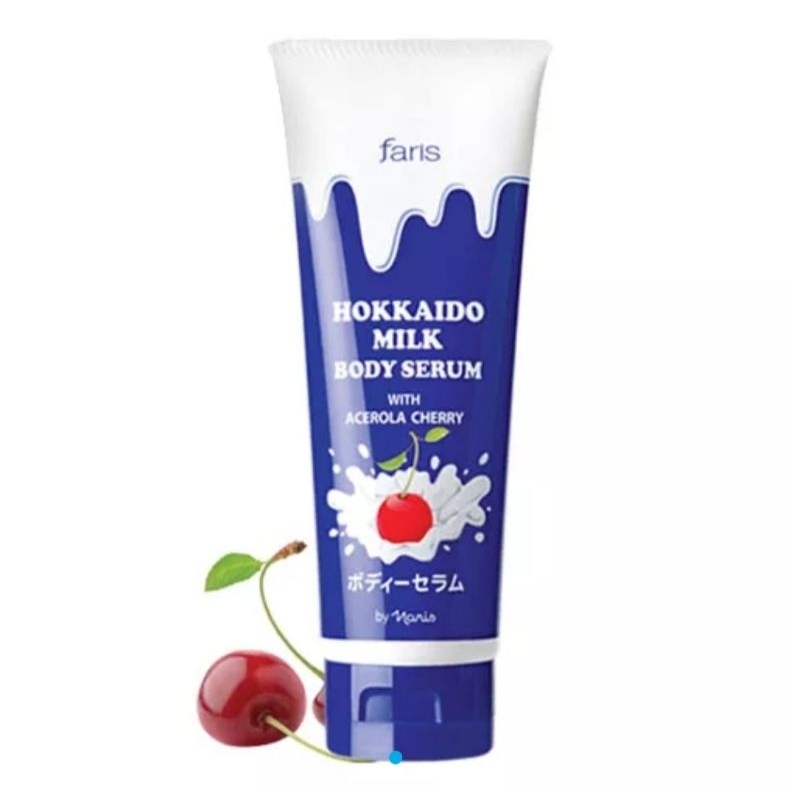 ฟาริส ฮอกไกโด มิลค์ บอดี้ ซีรั่ม Faris Hokkaido Milk Body Serum with Acerola Cherry 200 ml.