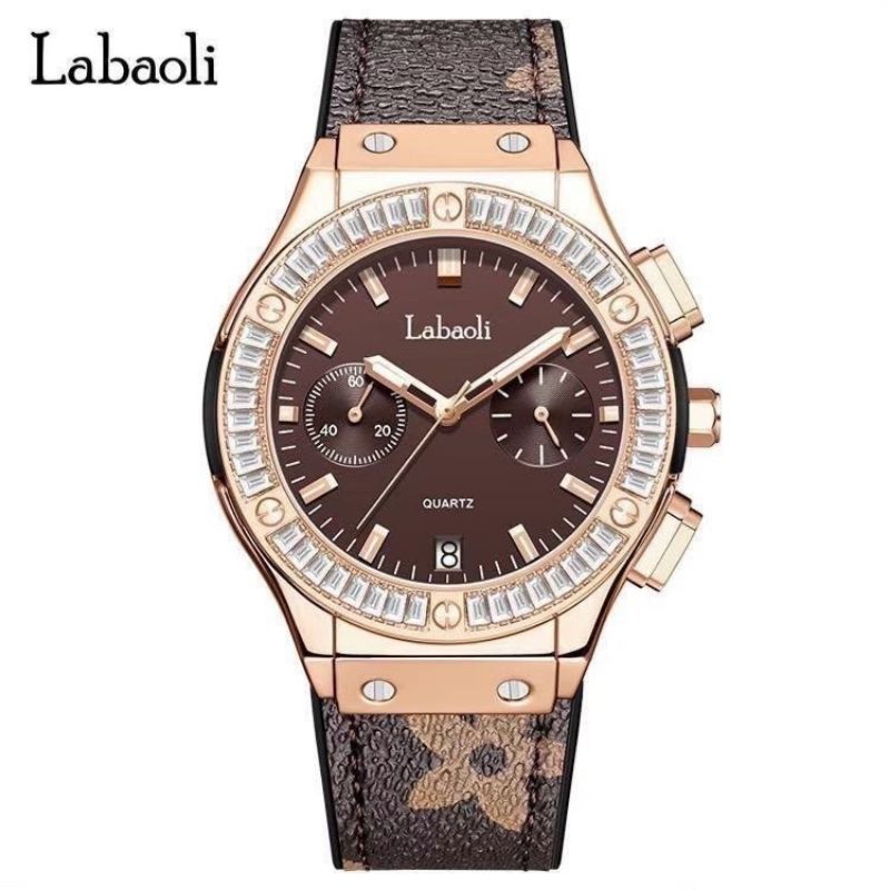 นาฬิกาแบรนด์ Labaoli งานแท้ กันน้ำ สินค้ามีพร้อมกล่อง ถุง และการ์ดประกันเครื่อง  ครบชุด นาฬิกาผู้หญิง