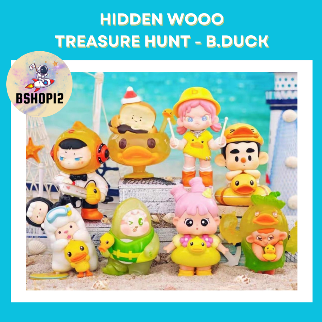Hidden Wooo Treasure Hunt 寻宝派对 - B.Duck -TNT Space - *มีของพร้อมส่งจากไทย* -Art Toy - #QOQO