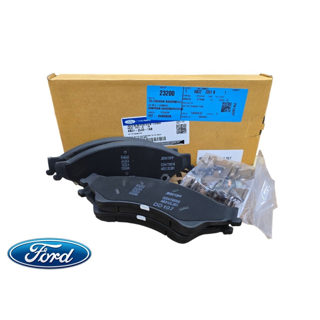 [แท้จากศูนย์ฟอร์ด] ผ้าเบรคหน้า FORD RANGER รุ่นปี 2011 – 2021 (AB3Z2001B) ราคา ถูกที่สุด ดีลบีเคเค แกลเลอรีภาพที่ 2