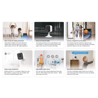 Ezviz H1c 1080P Wi-Fi 2.4GHz Camera H.264 : กล้องวงจรปิดภายในบ้านของคุณให้ปลอดภัยอย่างเต็มรูปแบบ