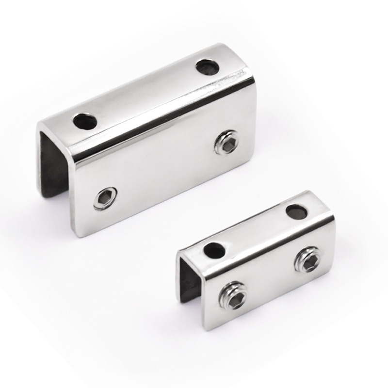 (โรงงานไทย) ตัวหนีบกระจก ตัวยึดกระจก สแตนเลส เกรด304 (แบบไม่ต้องเจาะกระจก)ตัวหนีบกระจก Stainless 304 - รูปที่ 3