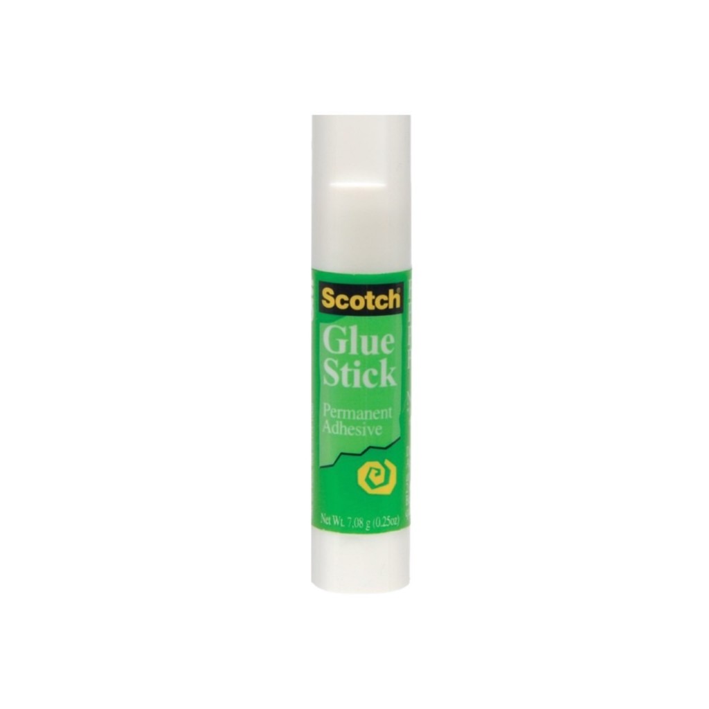 กาวแท่งสีขาว 6008 (แพ็ค 6ชิ้น) 3M Scotch สก๊อซ์ Glue Stick ขนาด 7.08g.