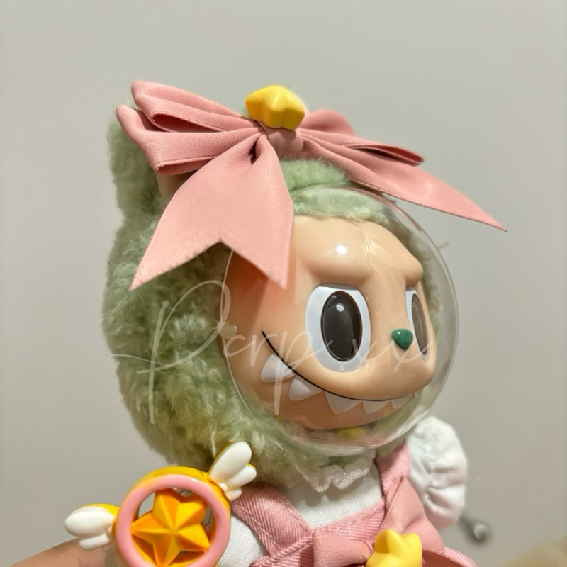 หน้ากากลาบูบู้ V.1,2,3 หน้ากากอะคริลิค Labubu ไม่เห็นเชือกรัด กันเปื้อนกันฝุ่น (เฉพาะหน้ากาก)