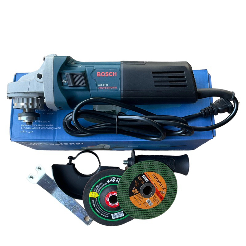 BOSCH เครื่องเจียร 4 นิ้วปรับรอบได้รุ่น GWS MK-9100(AAA)